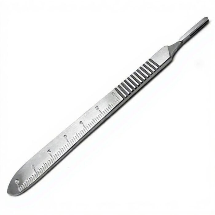 10 Pcs Bard Parker Scalpel Handle #3 with Ruler | SM4825 - Image 1