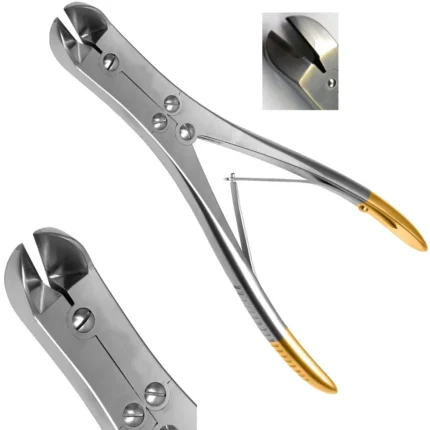 T/C Pin & Wire Cutter Double Action 9″ Angled Max Cutting Capacity 2.4mm (3/32″) | SM5007