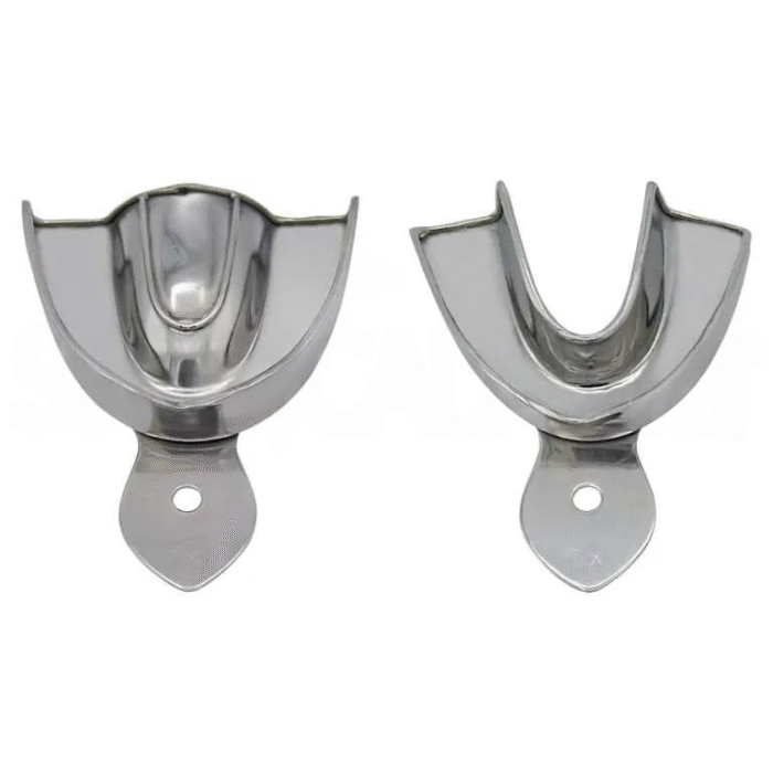 Metal Impression Trays Solid X-Large Upper & Lower | SM3965 - Image 1