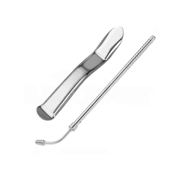 Minnesota Cheek Retractor with Suction Tube Dental Orthodontic Implant Surgery | SM1295 - Image 1