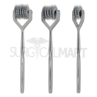 3 Wartenberg Neurological Pin Wheel Set 3, 5 & 7 Head | SM3184 – Veltra Surgical
