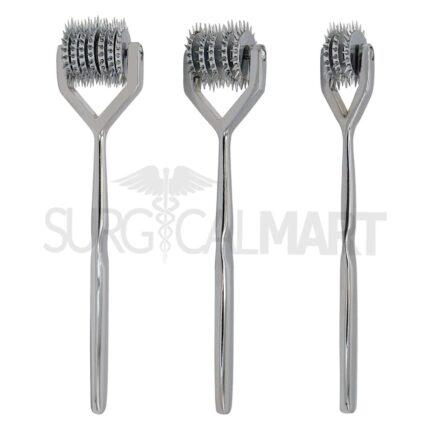 3 Wartenberg Neurological Pin Wheel Set 3, 5 & 7 Head | SM3184 – Veltra Surgical