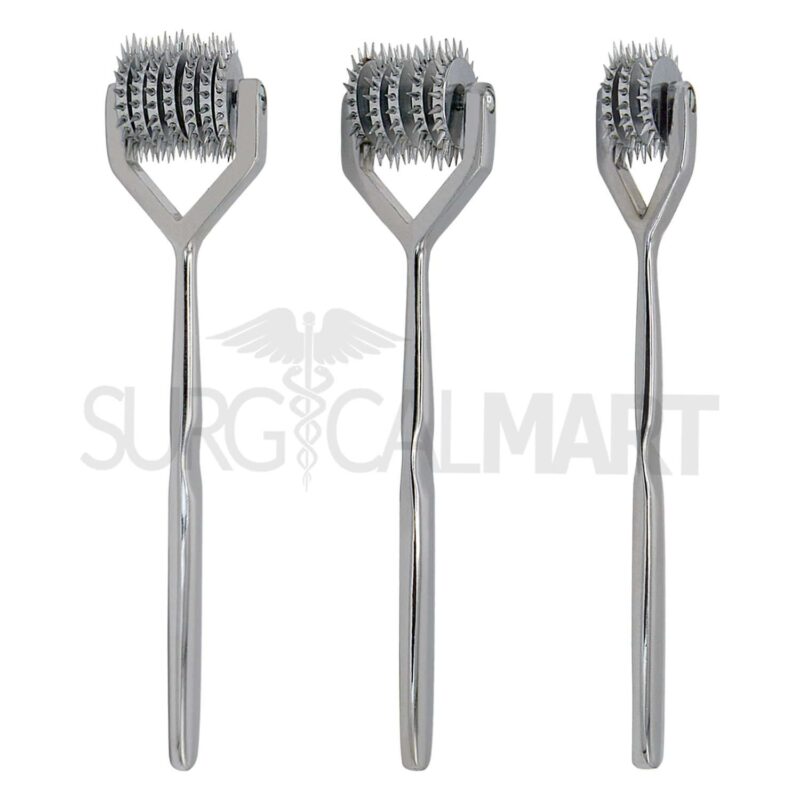 3 Wartenberg Neurological Pin Wheel Set 3, 5 & 7 Head | SM3184 – Veltra Surgical